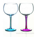 balloon gin tonic glass bubble stem wine glasses